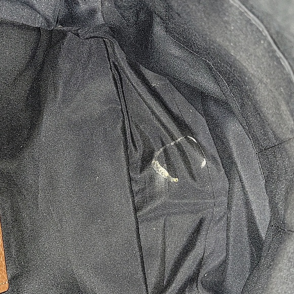 Men's Coach Brown/Black Pebble Leather Backpack F37802 - Picture 13 of 16